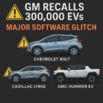 GM EV recall 2025 - software glitch forces 300,000 vehicle recall
