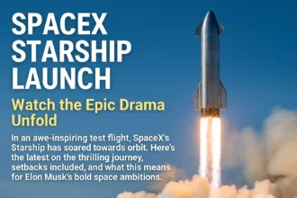 SpaceX Starship Launch 2025 blazing into orbit